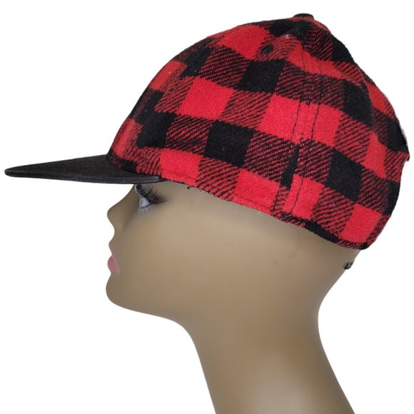 Born Fly Originals "The Auston" Flannel Snapback Cap Buffalo Plaid - Picture 4 of 11